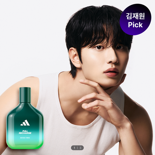 [OliveYoung] Nước Hoa Unisex Hương Gỗ Thơm Tươi MátAdidas Vibes Full Recharge Eau De Parfum 30ml
