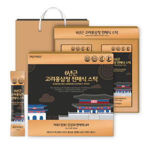 Nước Hồng Sâm Toàn Phần Gaeseong Sangin 6 Năm Tuổi Chính Hãng Hàn Quốc Hộp (30 Gói) kèm túi giấy quà tặng sang trọng