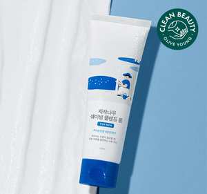 [OliveYoung] Sữa Rửa Mặt Kết Hợp Bọt Cạo Râu Cho Nam - ROUND LAB For Men Birch Shaving Cleansing Foam 120ml