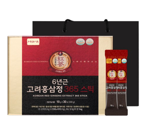 Nước Hồng Sâm cô đặc cao cấp 6 Năm Tuổi 365 Stick Chính Hãng Hàn Quốc Tặng kèm túi giấy