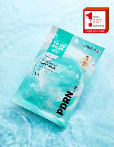 ✨ Set 10 Miếng Mặt Nạ Phục Hồi & Siêu Căng Bóng VT PDRN Essence Mask (25g/miếng)