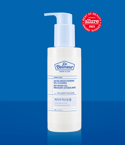 🫧 Sữa Rửa Mặt Dạng Gel Cân Bằng pH cho da Dr.Belmeur Amino Clear Mild Derma Gel Cleanser (190ml) Chính Hãng Hàn Quốc